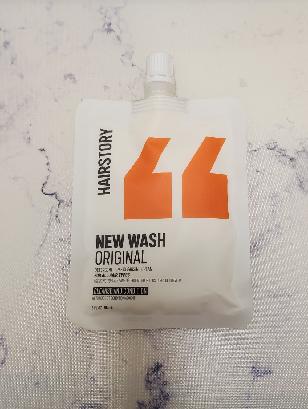 Hairstory New Wash Original Cleansing Cream For All Hair Types 3 Oz